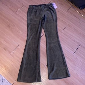 Velvet Flare Pants